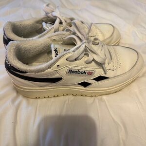 Reebok White and Black Women's Sneakers